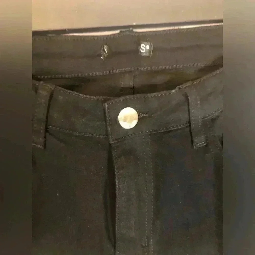 Black Jeans with Silver Large Glitter Detail - Picture 8 of 14